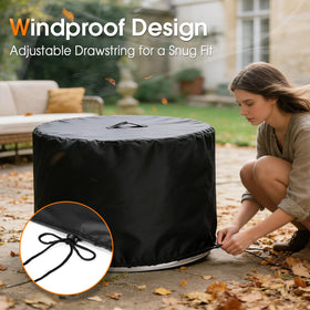 Rilime windproof drawstring keeps the cover secure in high winds