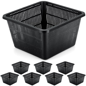 RimCereal eight-pack aquatic plant baskets for a lush pond setup.