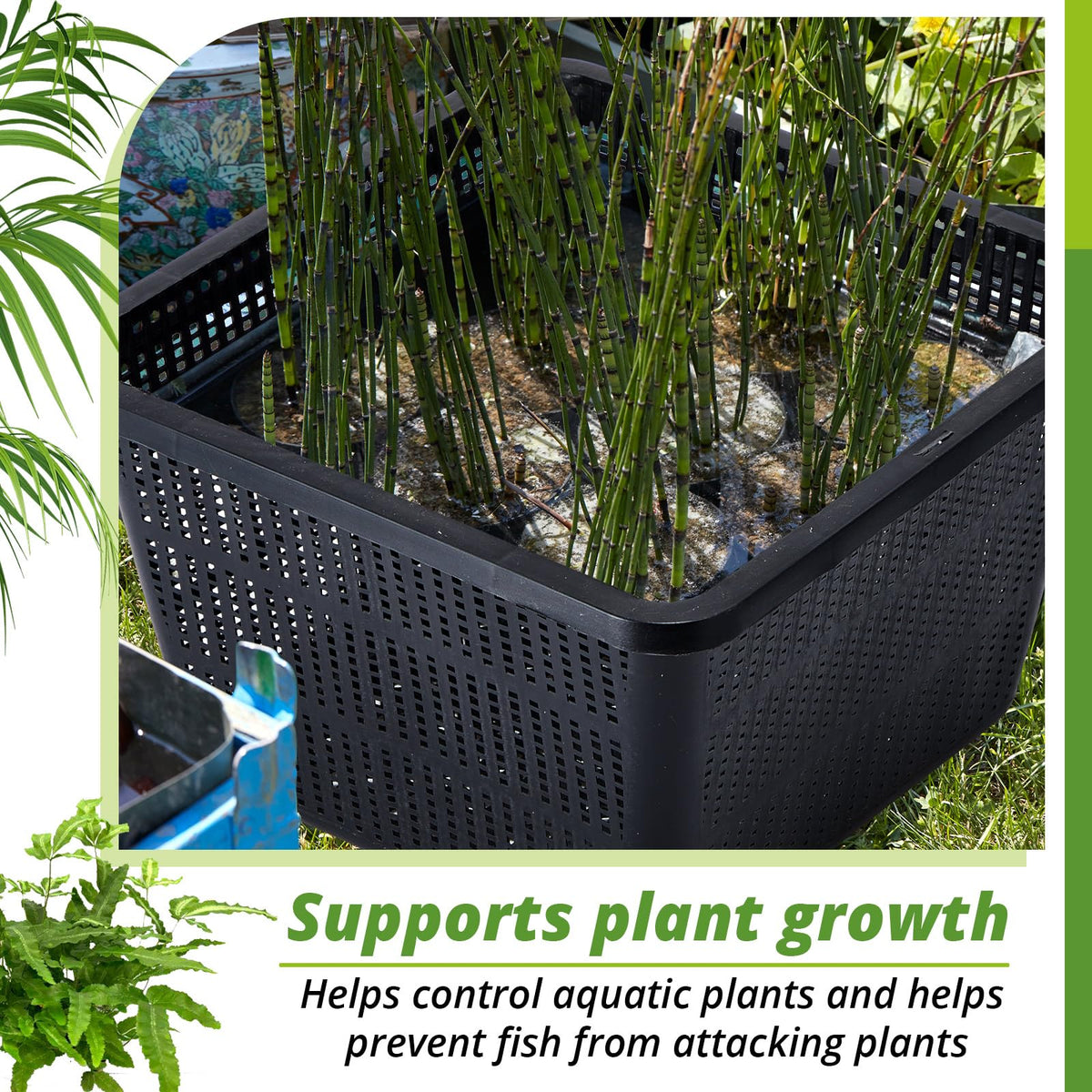 RimCereal durable plastic baskets designed for long-lasting hydroponics.