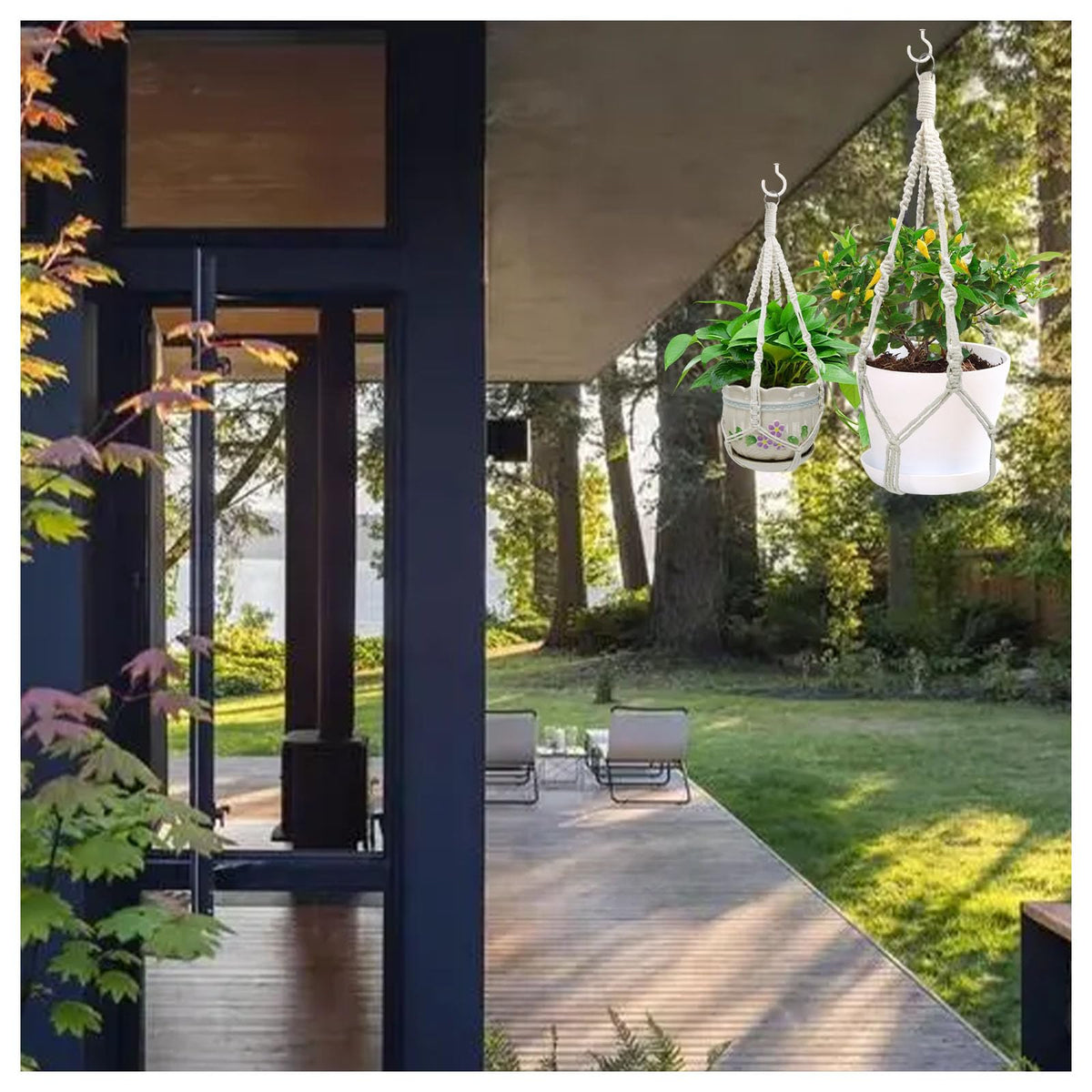 Rimoev macrame plant hanger ideal gift for plant lovers