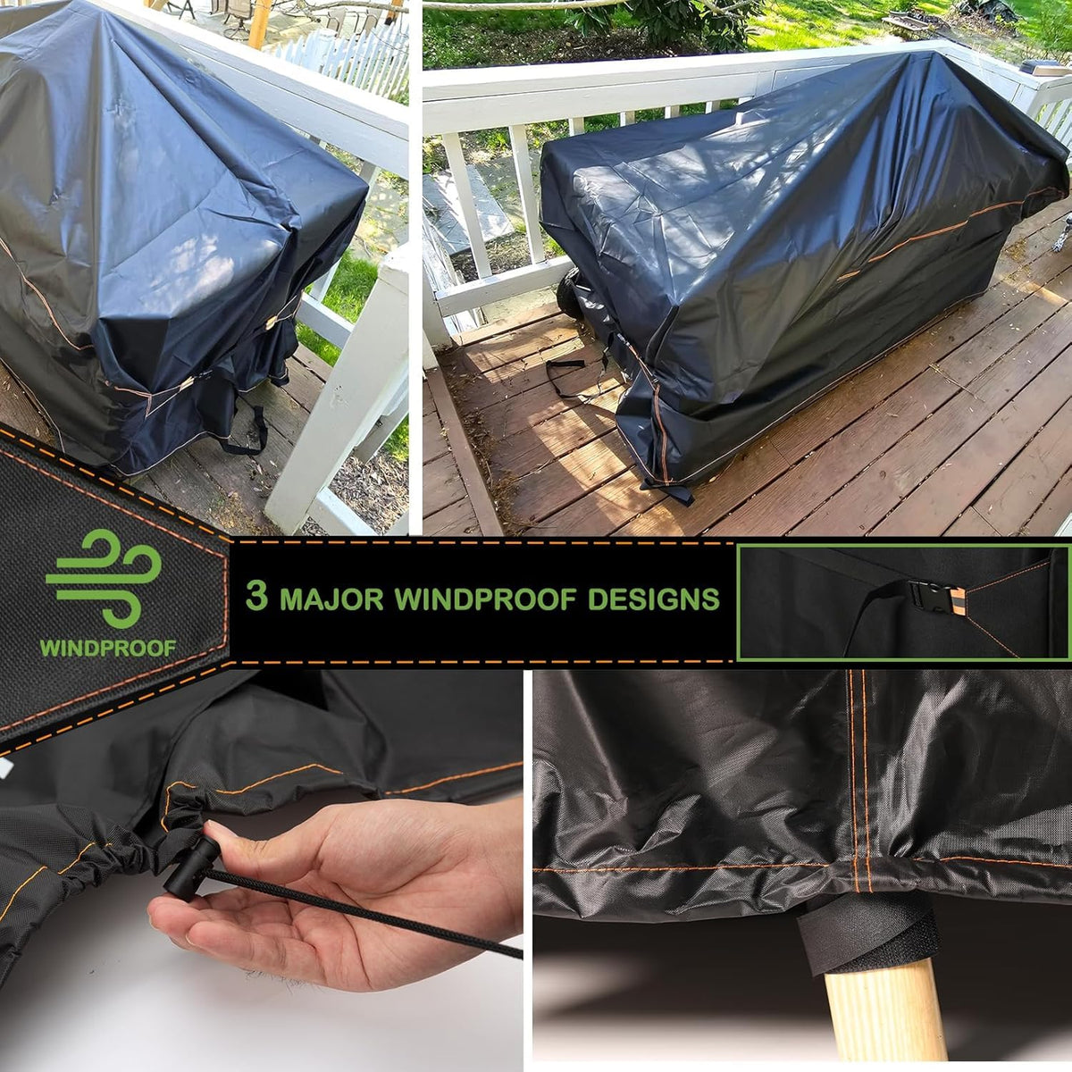 Rimwig cover is easy to rinse and dry