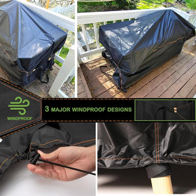 Rimwig cover is easy to rinse and dry