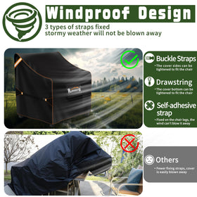 Close-up of Rimwig waterproof oxford fabric showing durable, rain-ready texture.