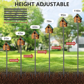 RINLAIN garden setup supports enjoyable bird watching with an elevated feeder display.