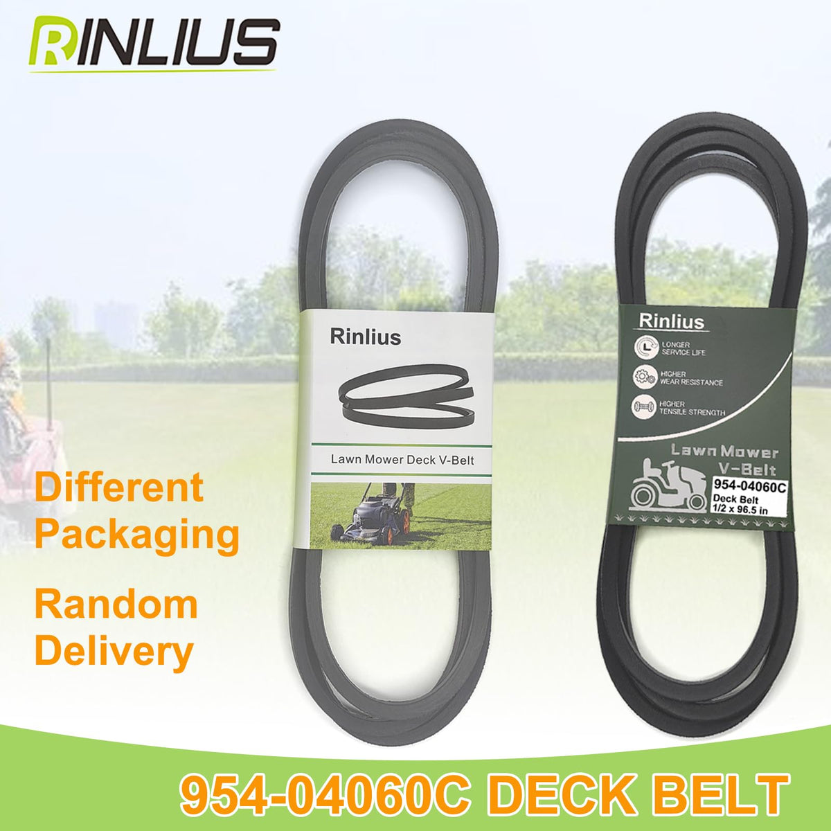 Rinlius branding and packaging ready for 42-inch mower decks