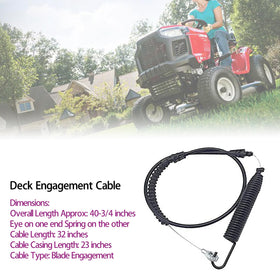 Rinlius 40-3-4 inch overall length cable, precise fit.