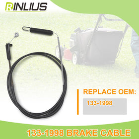 Rinlius 133-1998 brake cable installed on a Toro TimeMaster.