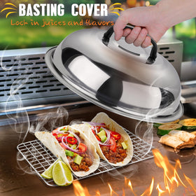RINPIR extra-wide burger spatula enables gentle, precise flips