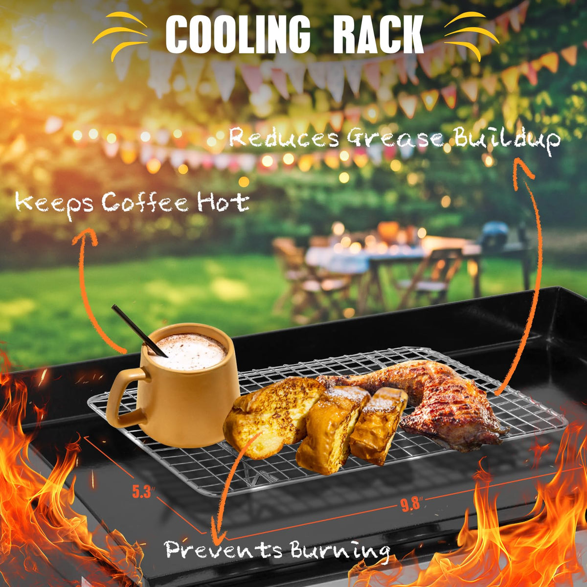 RINPIR professional long spatulas offer controlled handling for eggs and steaks