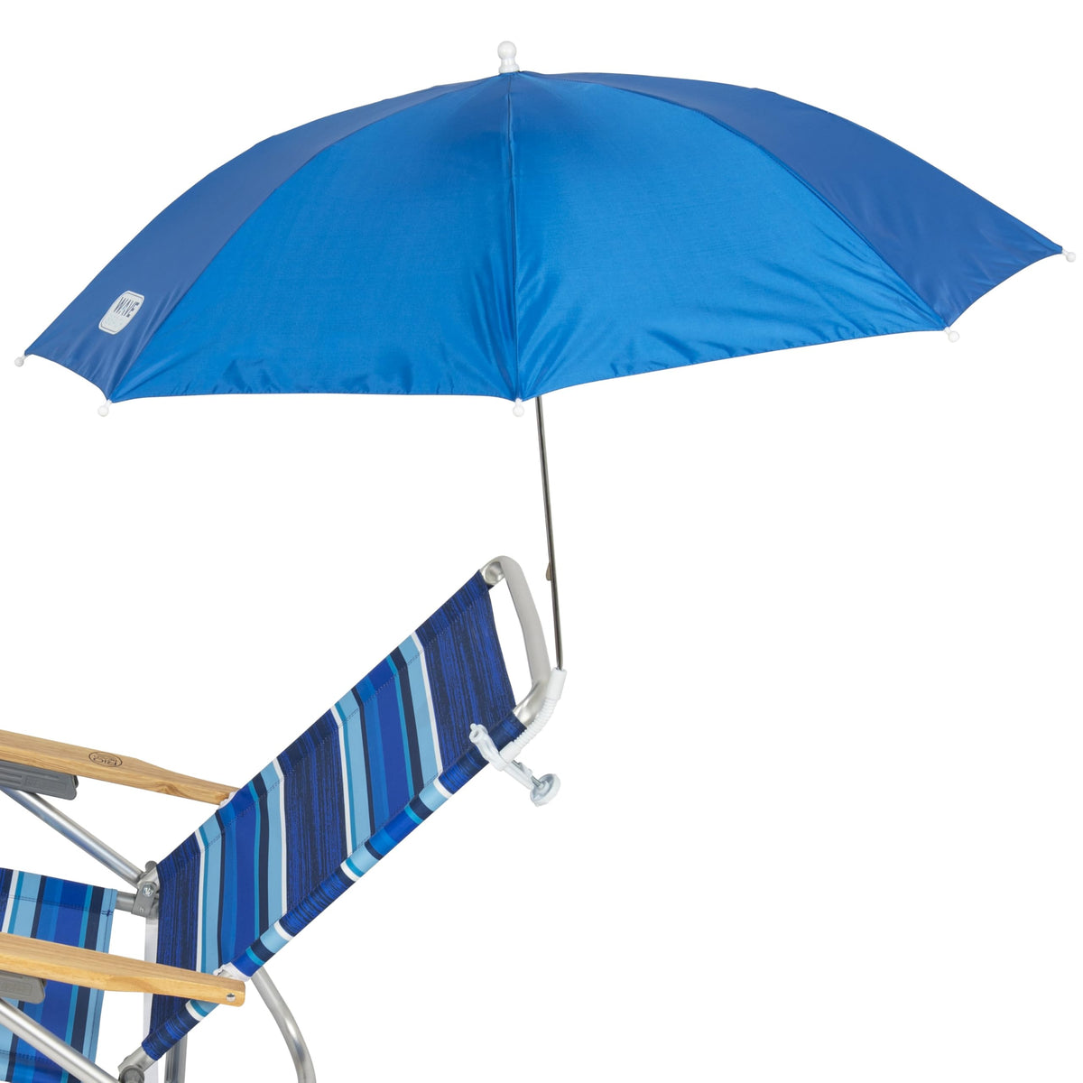 Rio Brands Wave Beach umbrella 75-denier fabric for durable weather resistance