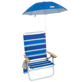 Rio Brands Wave Beach umbrella 48 inches shade diameter coverage