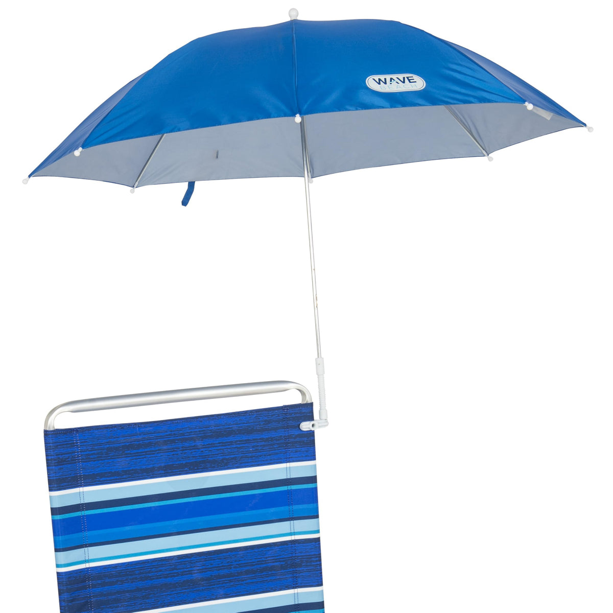 Rio Brands Wave Beach umbrella rust-proof frame for long-lasting use