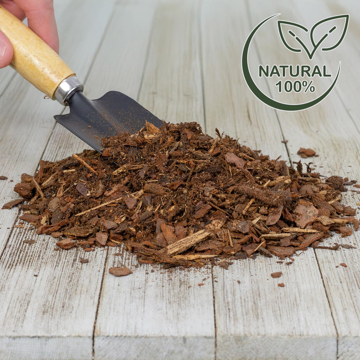 Rio Hamza Trading orchid bark for houseplants improves drainage and aeration.