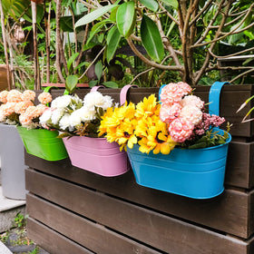 RIOGOO planters with drainage holes promote soil health and airflow.