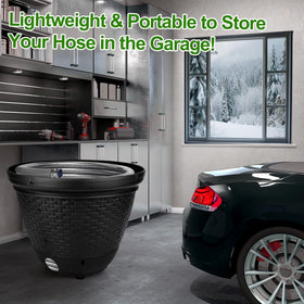 Riokko hose pot features five drainage holes to prevent water accumulation.