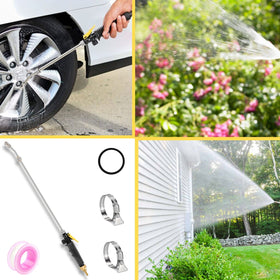 Riomhorry easy installation connects to hose or sprayers.