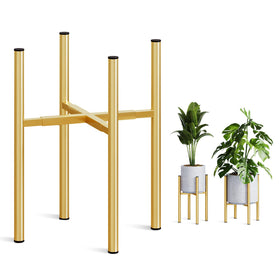 Rioneta adjustable plant stand supports 8-14 inch pots for flexible layouts.