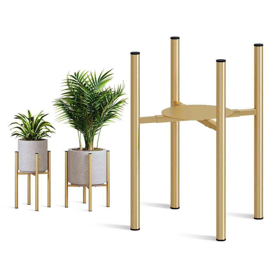 Rioneta adjustable plant stand with two height options for 8–14 inch pots.