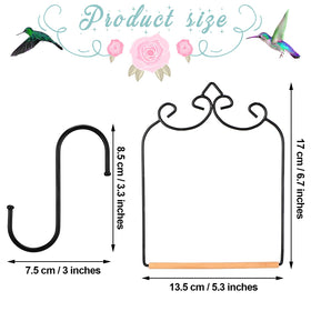 Ripeng hummingbird swing with S hook for simple indoor or outdoor hanging