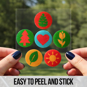 RiptGear citronella patch on forearm providing natural deterrence for mosquitoes.