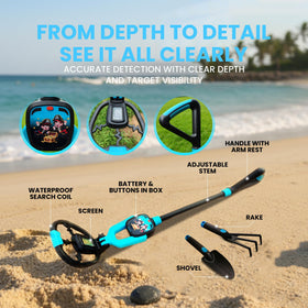 RIPTIC waterproof search coil for beach and shallow water hunts