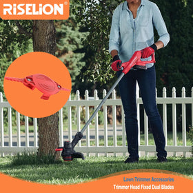 RISELION bladed head uso seguro lejos de bordes y objetos duros.