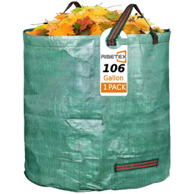 RISETEX 106-gallon leaf bag for large yard waste collection and cleanup