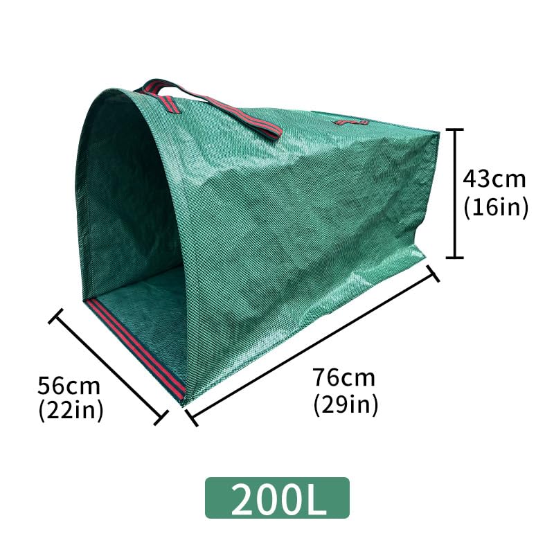 RISETEX collapsible yard trash can folds for storage.