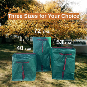 RISETEX dustpan-style design simplifies sweeping leaves into the bag