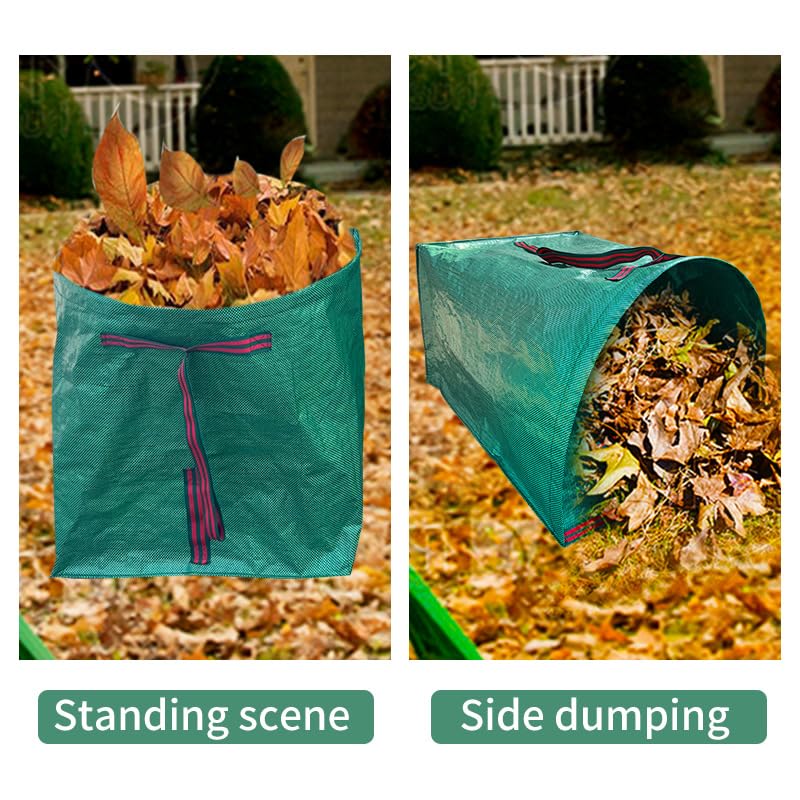 RISETEX garden debris bags handle leaves, grass, and branches.