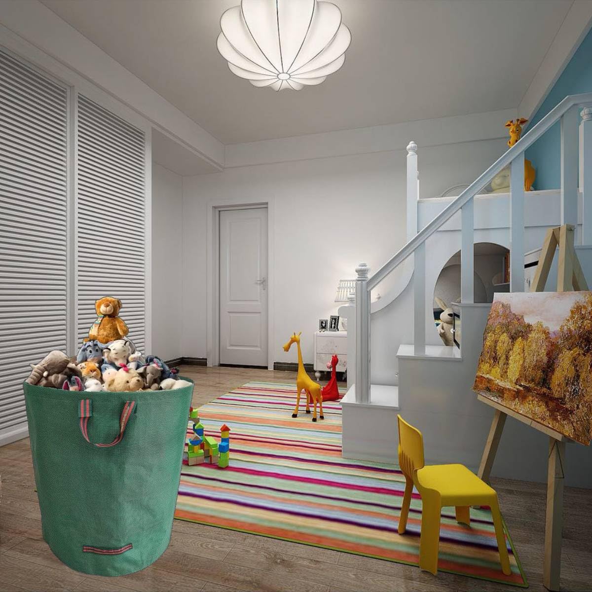 RISETEX large-capacity design reduces trips during cleanup.