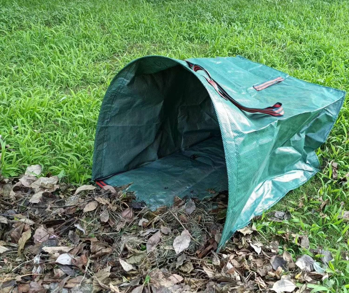 RISETEX large-capacity bag reduces trips to disposal or compost.