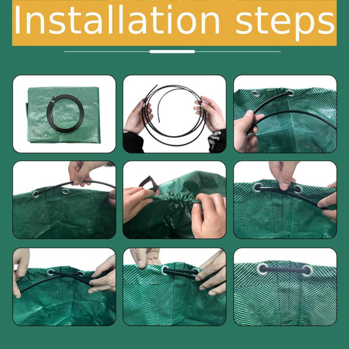 RISETEX heavy‑duty material shown for outdoor durability.