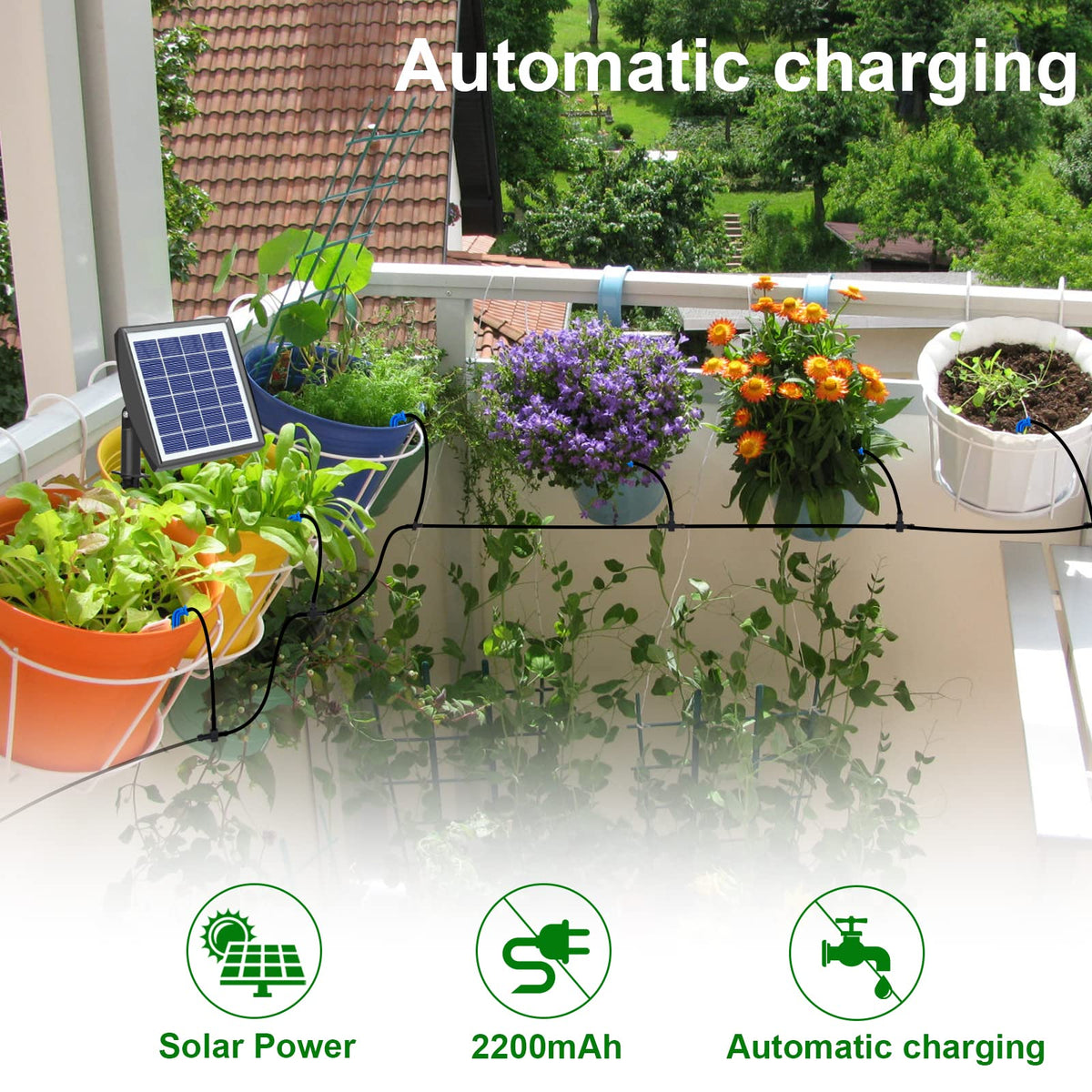 RISINGUP anti-siphon device preventing reservoir drain during watering