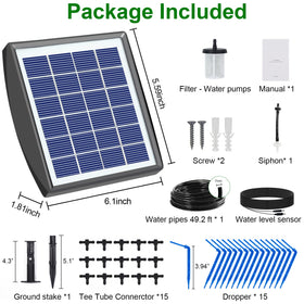 RISINGUP vacation-ready irrigation keeps plants hydrated while away
