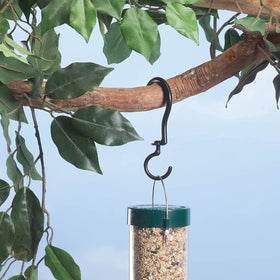 Ritadeshop heavy-duty metal swivel hooks resist corrosion for outdoor use.
