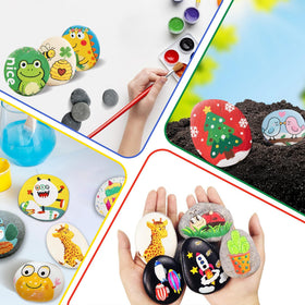 Gift pack: RITOLLO river rocks for kids and nature lovers