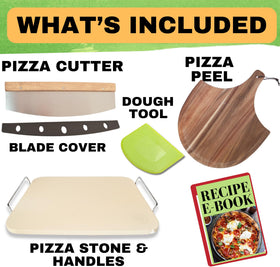 Ritual Life acacia pizza peel used to transfer pizza to the stone
