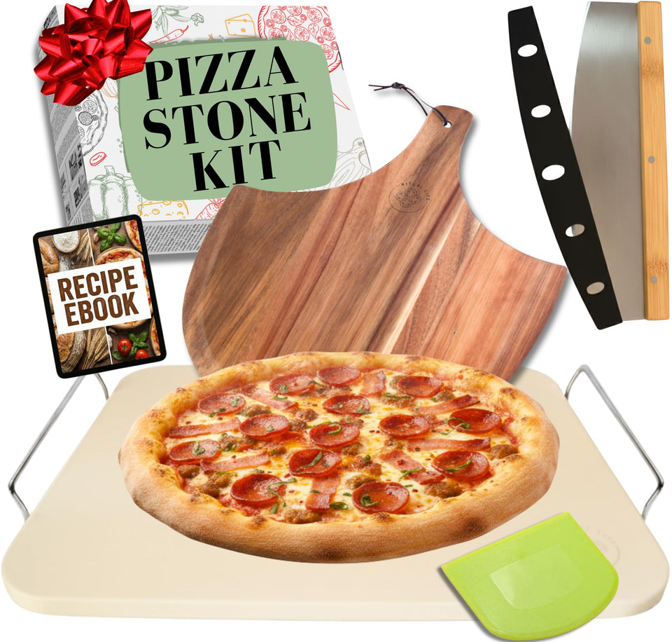 Ritual Life pizza stone set in oven demonstrates even heat for crispy crusts