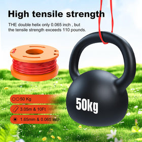 Nylon WA0010 line material highlighted for durability and flexibility
