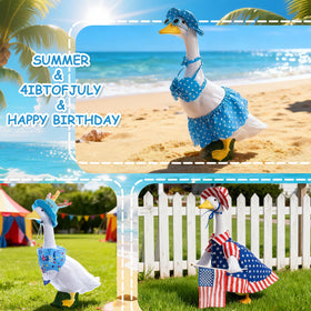 RIYYDEN summer-hawaiian-goose-costume creates tropical porch vibes.