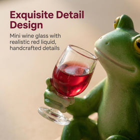 RJVZUKL Tipsy Frog handcrafted details offer lasting enjoyment