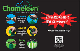 RL FloMaster Chameleon adjustable dial enables precise product dosing per gallon.