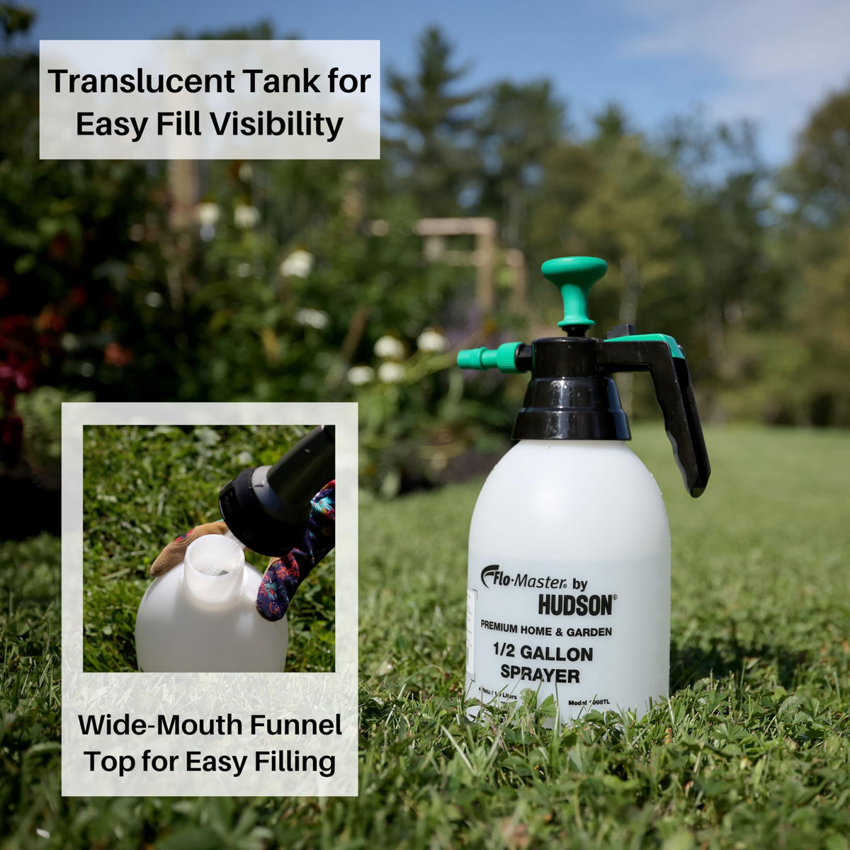 RL FLOMASTER Flo-Master sprayer ergonomic handle designed for comfortable spraying