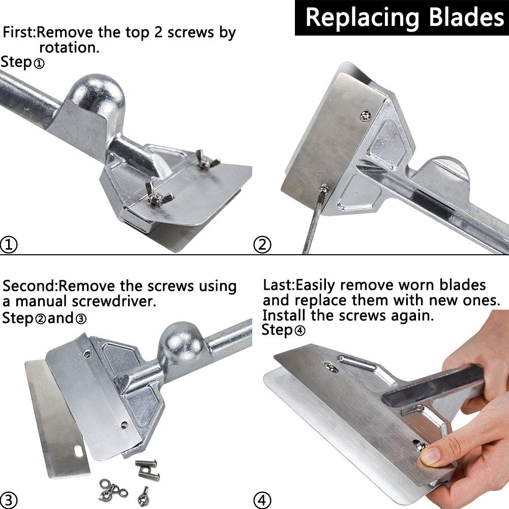 LRui easy blade replacement with hand screws for fast setup.