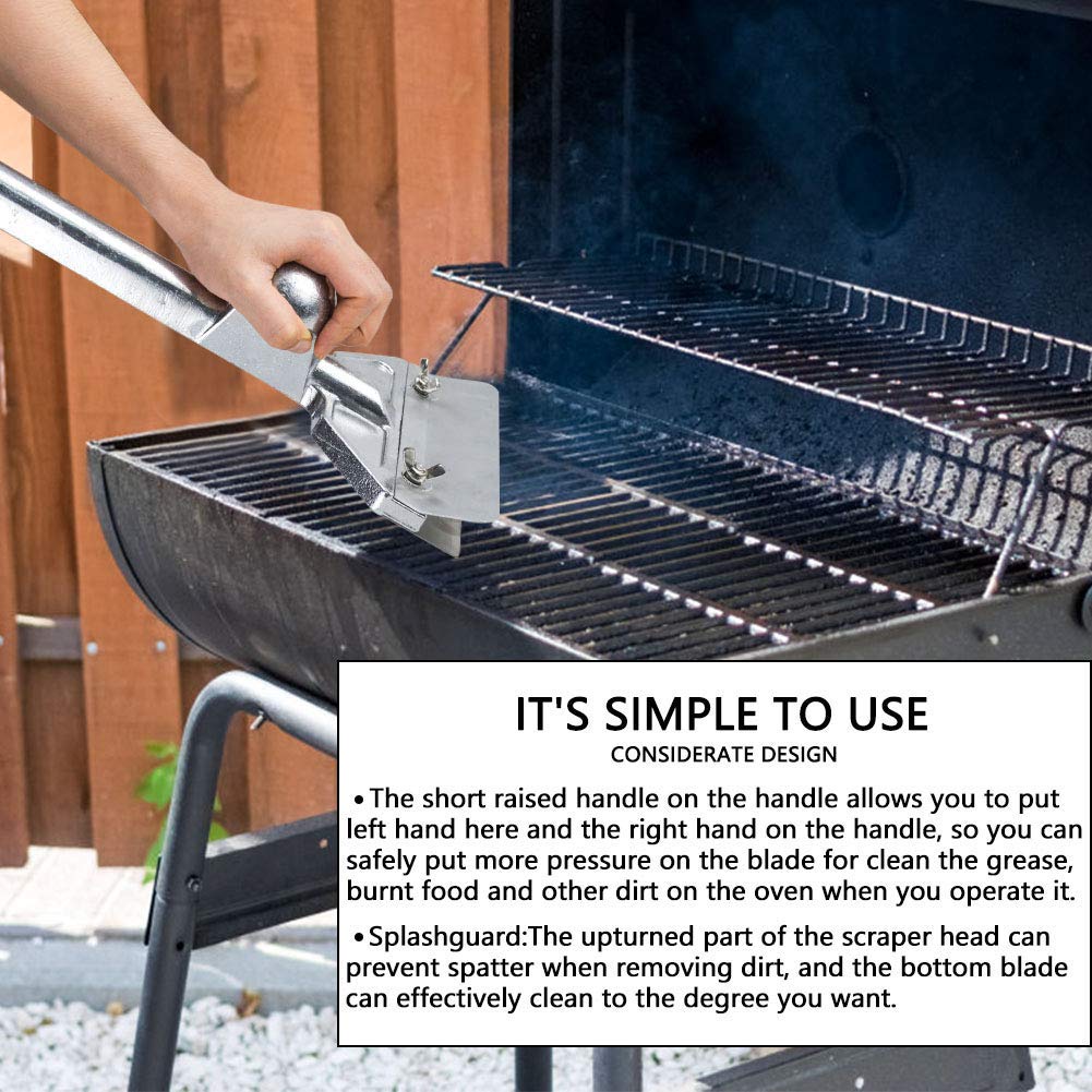 LRui teppanyaki-compatible cleaning tool for flat-top grills and hibachi.