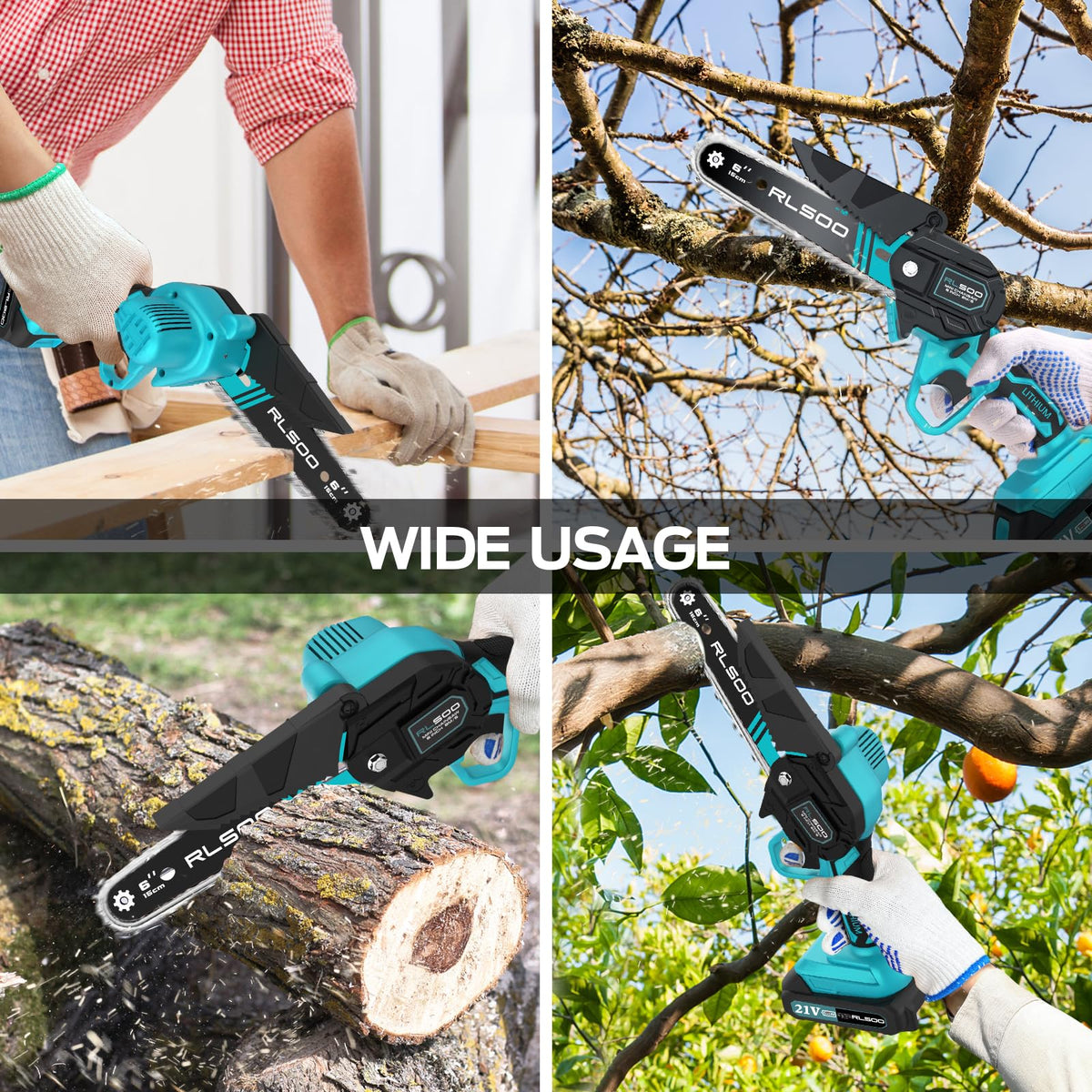 RLSOO safety gear included for confident use and protection.