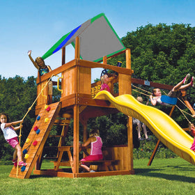 RM Swing Set tarp packaging includes 1 canopy for replacement use
