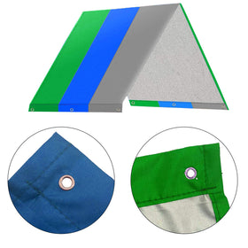 RM Swing Set Tarp shows UV-resistant fabric for long-lasting outdoor use