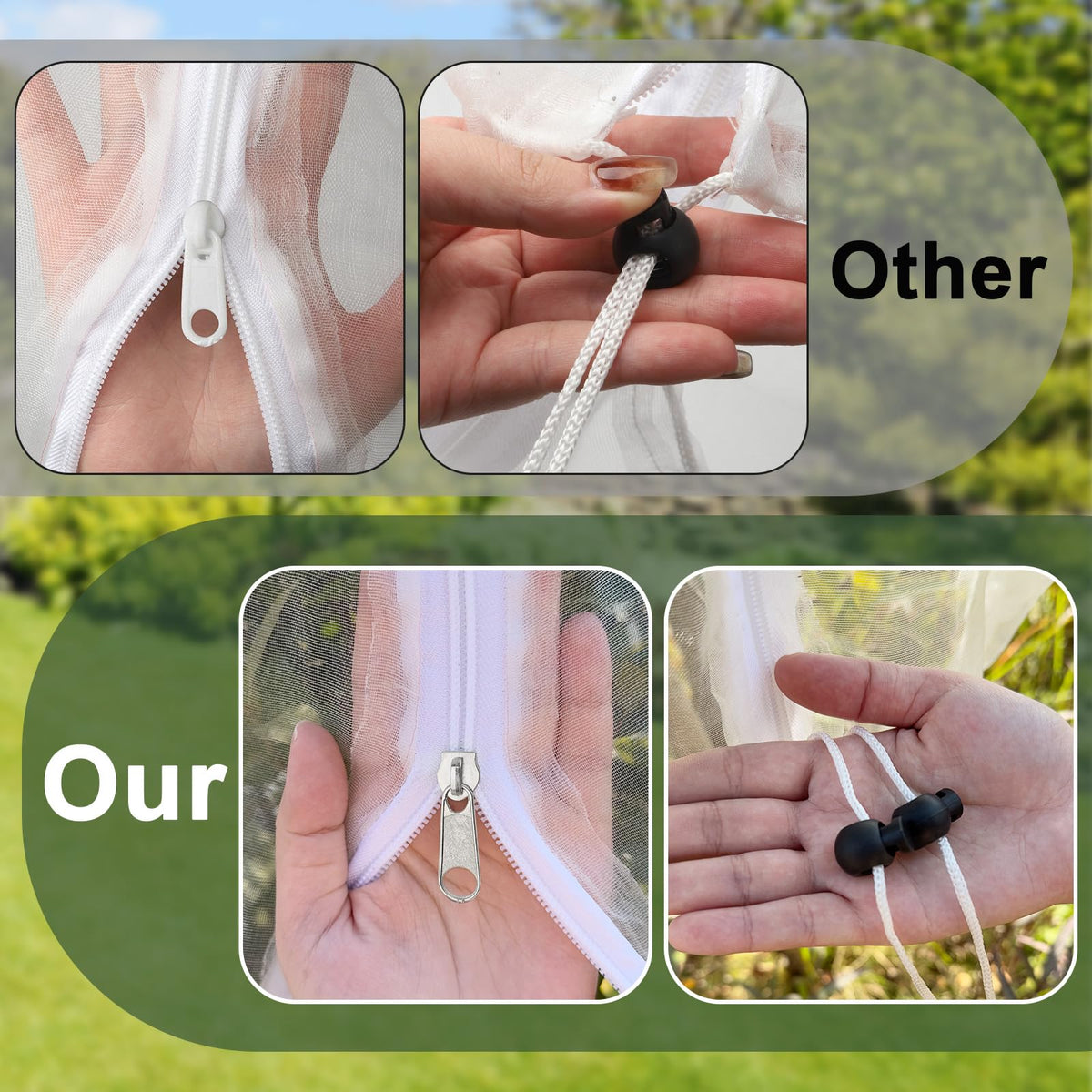 RMBHM easy-installation design saves time when covering shrubs